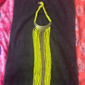 Tribal beaded necklace